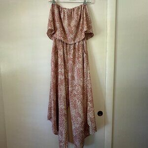KLD Strapless Jumpsuit Pink Medium/Large